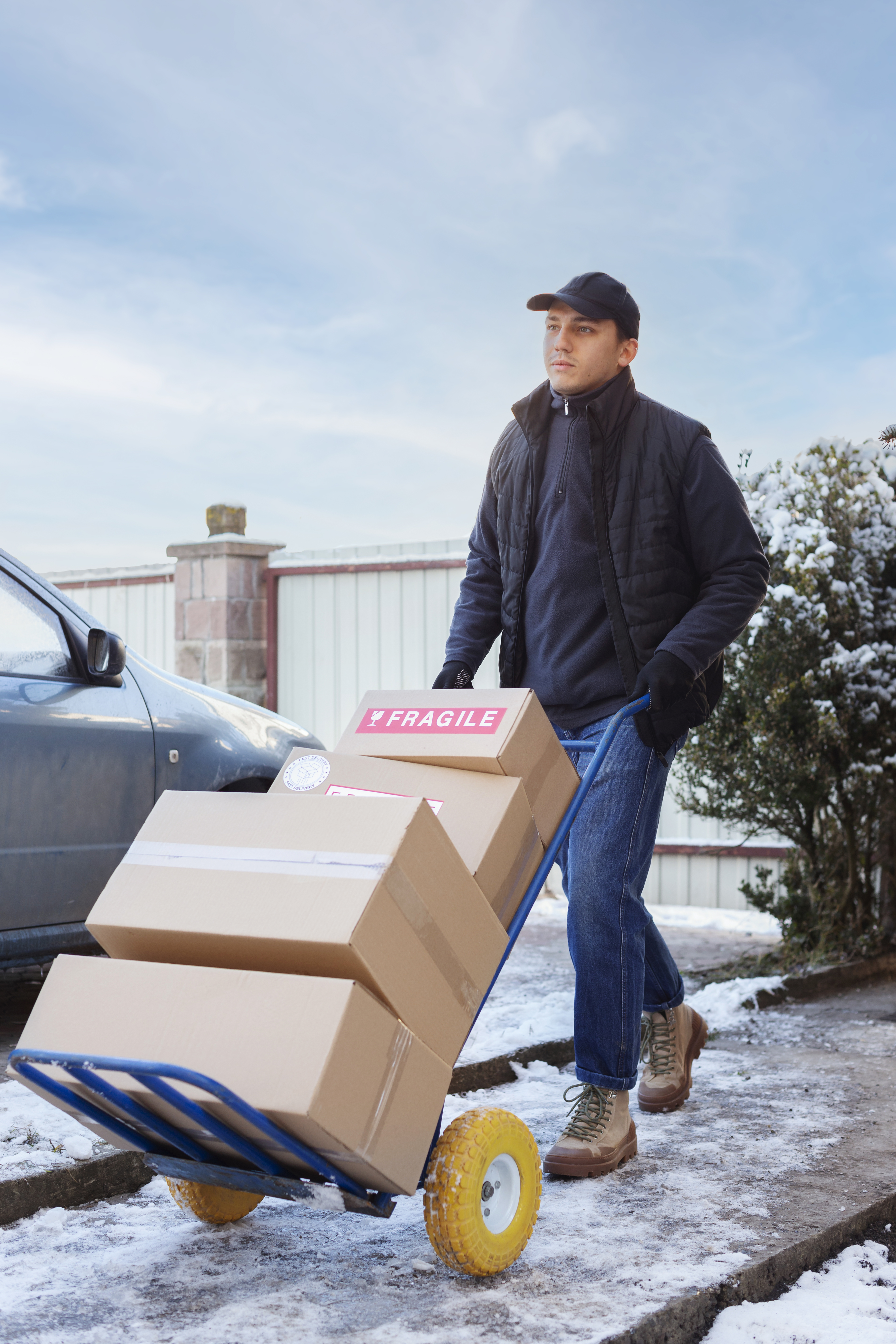 Handling logistics and delivery tasks